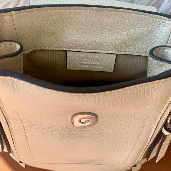 Authentic Chloe Mini Faye Backpack Cream - Picture 4 of 10